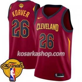 Dres Cleveland Cavaliers Kyle Korver 26 2018 NBA Finals Patch Nike Crvena Swingman